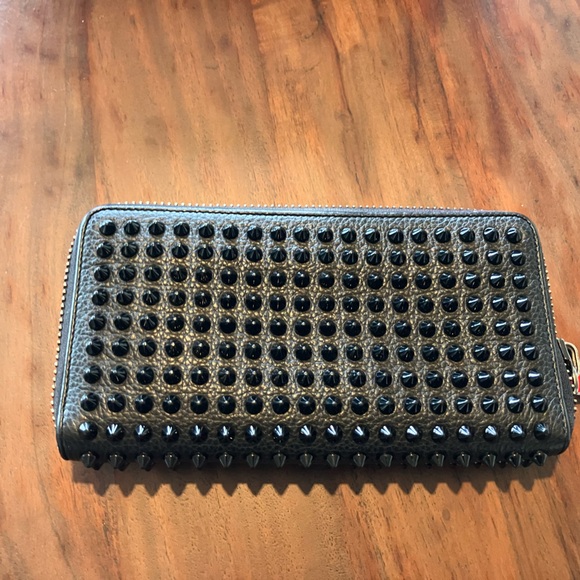 Christian Louboutin Handbags - Christian Louboutin Black Studded Wallet
